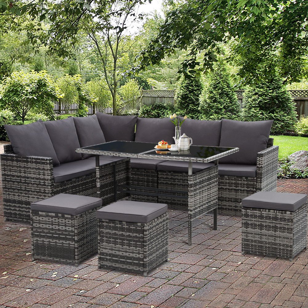 9 seat wicker outdoor lounge setting mixed grey bedzy australia abn 18 642 972 209 695624 1024x